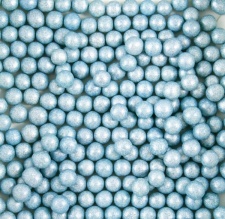 Pearlised Blue 6mm Pearls